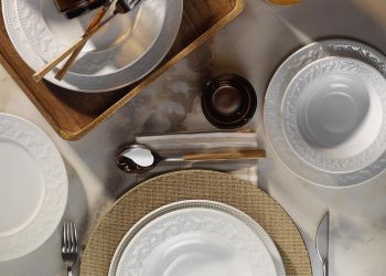 Kütahya Porselen Silvia 16 Parça 4 Kişilik Yemek Takımı